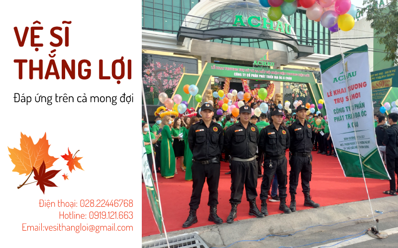 Dịch Vụ Bảo Vệ Sự Kiện Event & Hội Nghị